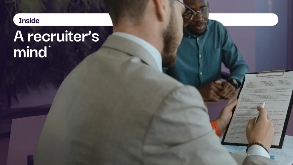 what recruiter look in a cv