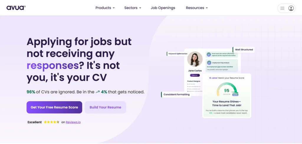 avua AI Resume Builder