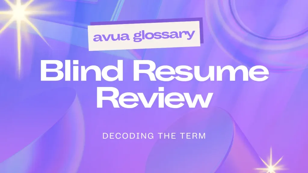 Blind Resume Review