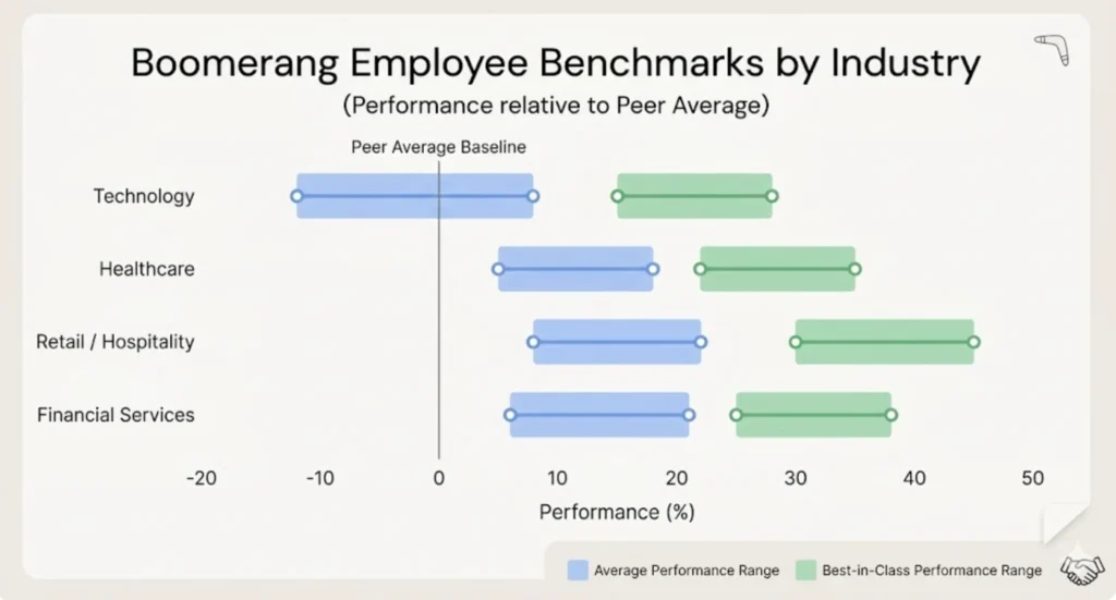 Boomerang Employee Benchmarks by Industry