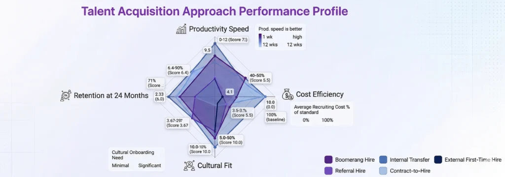 Boomerang Employee vs. Other Talent Acquisition Approaches