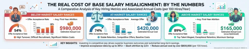 The Real Cost of Base Salary Misalignment: By the Numbers