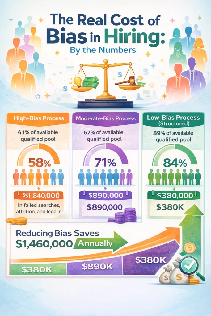 The Real Cost of Bias in Hiring: By the Numbers