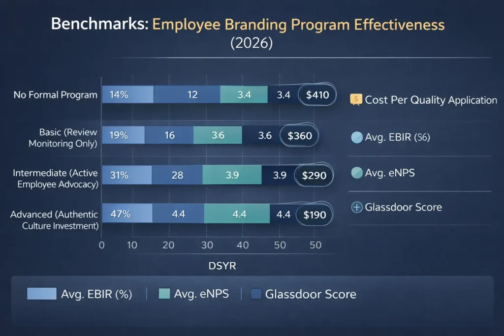 Benchmarks Employee Branding Program Effectiveness (2026)