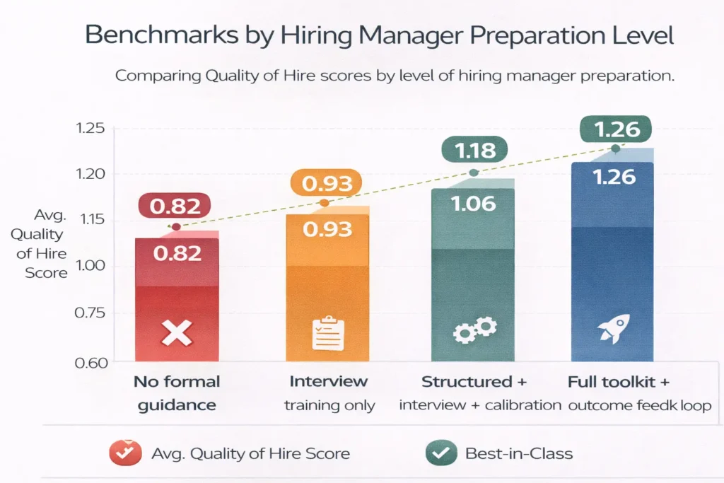 Benchmarks by Hiring Manager Preparation Level