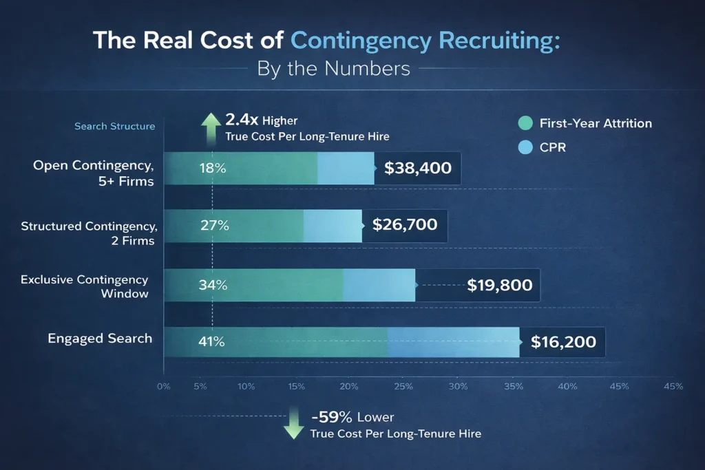The Real Cost of Contingency Recruiting By the Numbers