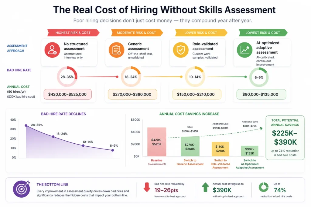 The Real Cost of Hiring Without Skills Assessment