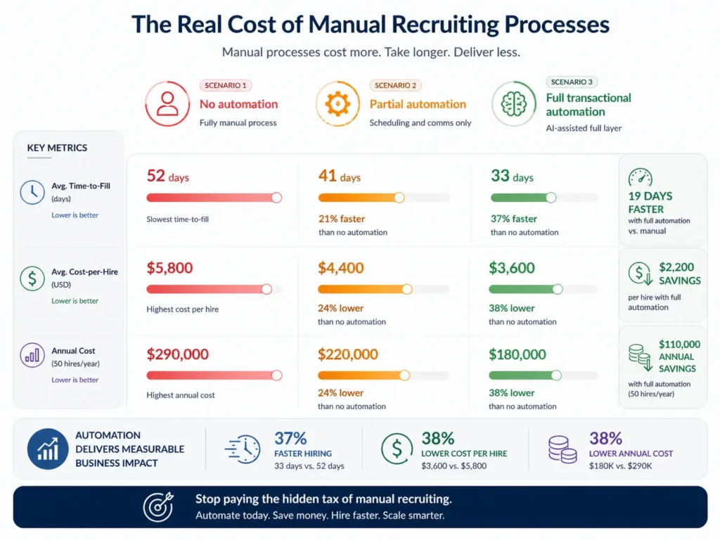 The Real Cost of Manual Recruiting Processes