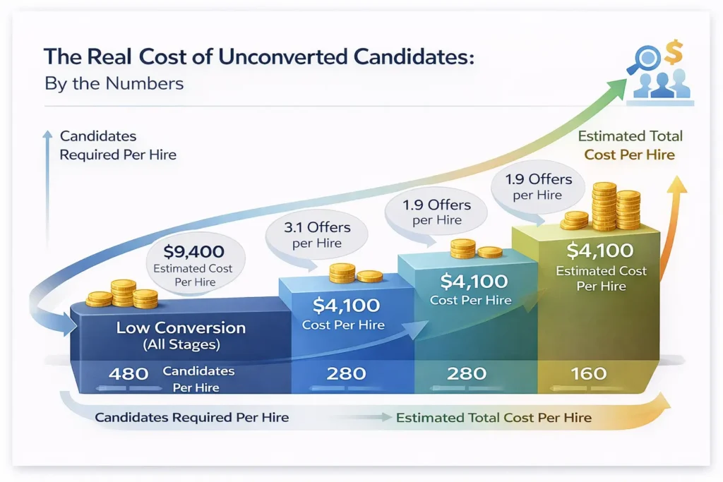 The Real Cost of Unconverted Candidates By the Numbers