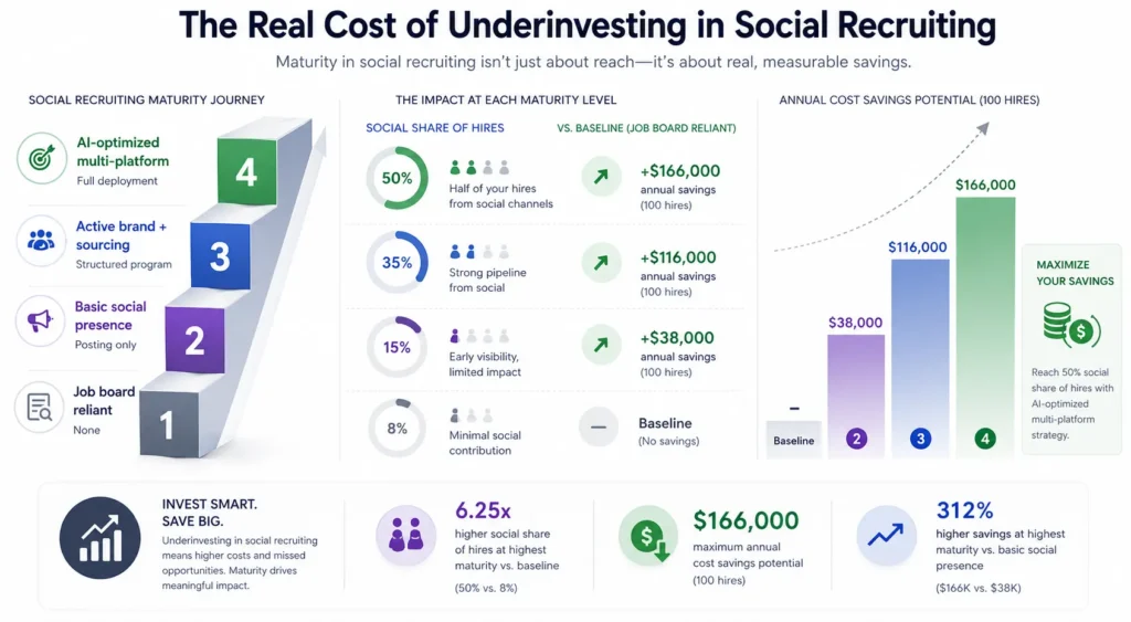 The Real Cost of Underinvesting in Social Recruiting